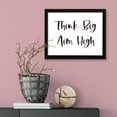 thumbnail image 3 of Think Big Aim High, 8 x 10 Black FRAMED Print Inspirational Wall Art, 3 of 3