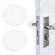 thumbnail image 1 of 2 Piezas de Topes de Puerta de 3.1 Pulgadas para Protector de Pared, Bumpers de Pomo de Puerta de Silicona Blancos, 1 of 1