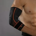 thumbnail image 2 of HEVIRGO 1Pc Elbow Support Brace Elastic Breathable Nylon Adjustable Soft Elbow Support for Sports, 2 of 10