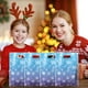 thumbnail image 1 of xihome Bolsas de plstico navideñas para regalos (paquete de 50) con decoraciones navideñas pintadas, ideales para dulces, fiestas y envoltorios de regalo festivos., 1 of 6