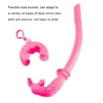 thumbnail image 4 of Soidarity Tubos de esnórquel plegables de silicona Snorkel Diving Accessories Underwater Professional Universal Snorkels Red Deportes acuáticos Rojo, 4 of 6