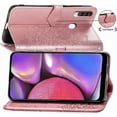 thumbnail image 4 of Samsung Galaxy A20S Case Leather Wallet Flip Magnetic Closure Case Samsung Galaxy A20S Phone Case with Card Slots Protective Cover Case for Samsung Galaxy A20S. SD Mandala - Rose Gold, 4 of 11