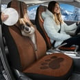 thumbnail image 2 of Garronmavis Corgi Fuzzy Car Seat Cover 2 Piece Polyester Soft Cars Seats Covers Soft Car Seat Blanket Easy to Install, 2 of 7