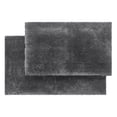thumbnail image 2 of Luxury Microfiber Bath Rug Set - 20”X32”/23”X39” - Grey, 2 of 3