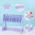 thumbnail image 4 of 1Box 116 Holes Acrylic Earring Holder Mini Hanger Rack Jewelry Display Earring Organizer Butterfly Dangle Earring Hanging Acrylic Ear Studs Display Rack for Selling Retail Show Exhibition, 4 of 6