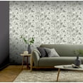 thumbnail image 2 of Arthouse Clarissa Grey Glitter Bloom Wallpaper, 2 of 7