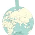 thumbnail image 4 of Etiqueta de mapa Zulema accesorios de viaje Etiqueta para Mochila hombres y mujeres verde, 4 of 8