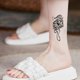 thumbnail image 3 of 24 hojas de tatuajes temporales variados para hombres y mujeres, juego de pegatinas de tatuajes temporales para el cuello del brazo, 3 of 6