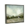 thumbnail image 4 of Stupell Industries Cottage in Meadow Landscape Painting Gray Floater Framed Canvas Art Print Wall Art, 31 x 25, 4 of 10