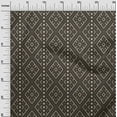 thumbnail image 2 of oneOone Polyester Lycra Fabric Ethnic Geometric Flame Stitch Print Fabric BTY 56 Inch Wide, 2 of 4