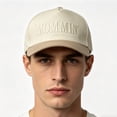 thumbnail image 2 of LiuXxxx Embroidered Baseball Caps Patchwork Trucker Dad Hop Hat Khaki, 2 of 4