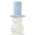 thumbnail image 3 of Ceramic Snowman Christmas Tabletop Decoration, Blue and White, 8", by Holiday Time, 3 of 5