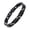 Black, variant on Women Bracelet, Micro-Paved Rhinestones Inlaid Leaf Design, Electroplated Bangle Wrist Jewelry Accessories