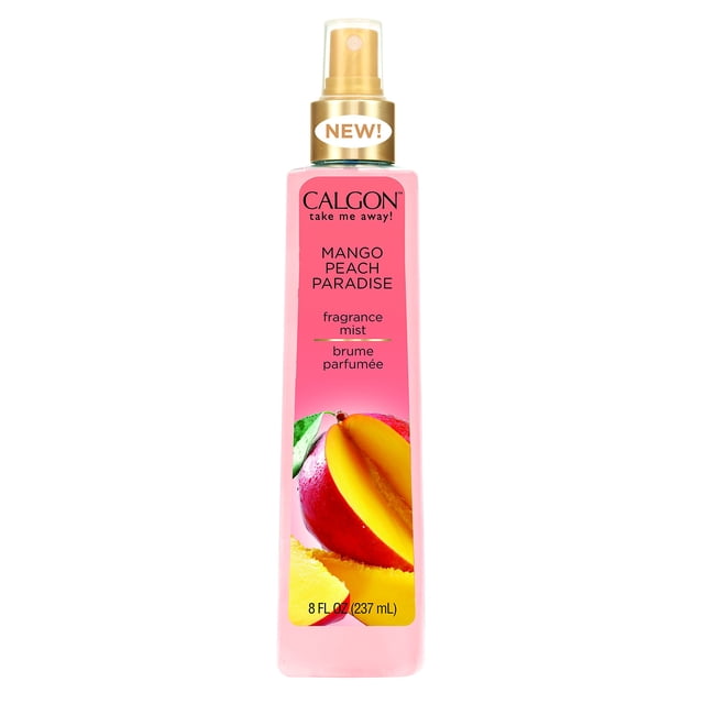 Bruma corporal Calgon Take Me Away Mango Peach Paradise 240 ml para mujer