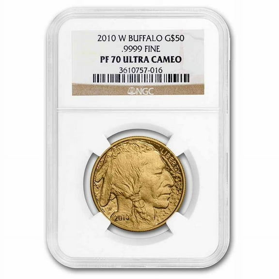 2010-W 1 oz Proof Gold Buffalo PF-70 NGC