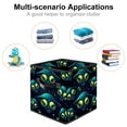 thumbnail image 2 of Alien Foldable Clothes Storage Organizer Bins with Handle, 10.8"x10.5"x10.6", Large Capacity, 2 of 6
