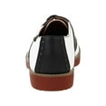 thumbnail image 4 of School Issue Youth White and Black Saddle Oxford Dress Shoes Size 8.5M, 4 of 5