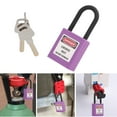 thumbnail image 4 of Isolation Lock, Outdoor Nylon Shackle Lock   Security   For Pneumatic For Hydraulic For Electric Green,Purple, 4 of 8