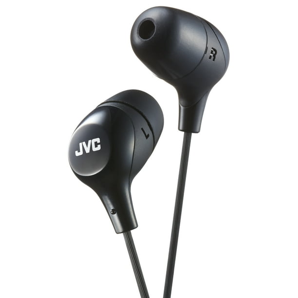 JVC Marshmallow Memory Foam Earbuds Black HAFX38B