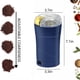 thumbnail image 3 of Molinillo eléctrico de especias de gran capacidad para hierbas, hojas finas, cacahuetes, frijoles de pimienta, setas y granos, azul, 3 of 9