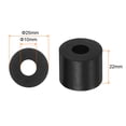 thumbnail image 2 of Rubber Spacer 10mm x 25mm x 22mm Anti Vibration Rubber, 16 Pieces, 2 of 6