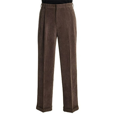 Men's Pleat-Front Corduroy Pants