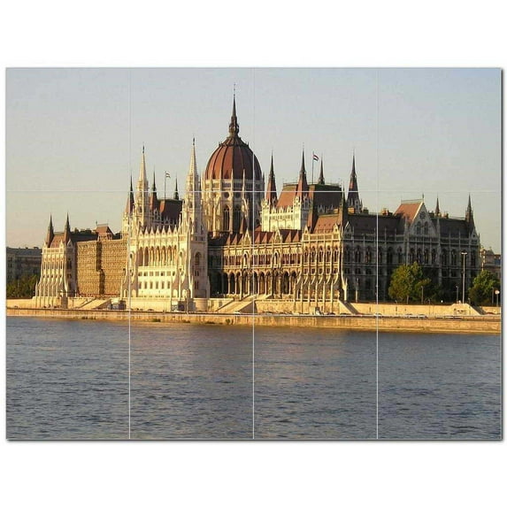 Building Monument Ceramic Tile Mural Kitchen Backsplash Bathroom Shower 400330-S43