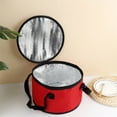 thumbnail image 4 of Utensilios de cocina HWRETIE,porta tartas redondo con bandeja apilable,porta cacerolas aislante con tapa y asa,bolsa térmica reutilizable para alimentos fríos y picnic, 4 of 6