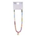 thumbnail image 2 of Time and Tru Goldtone Multicolored Bead Initial "O" Necklace, 2 of 6