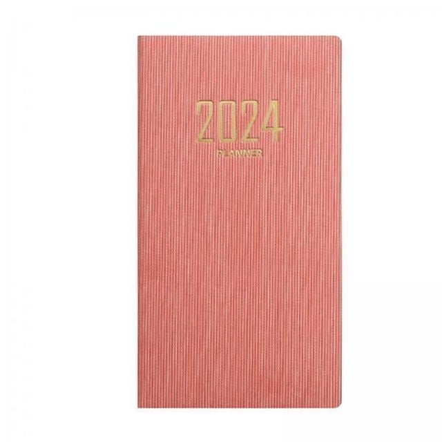 3x Planificador Semanal 2024, Libro de Citas A6, 60 Hojas, 120 Páginas, Agenda de Papel Grueso, Cuaderno, Planificador Académico para Negocios, 2024 3 piezas