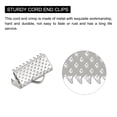 thumbnail image 4 of Unique Bargains 300Pack Ribbon Crimp Clamp Ends 10mm Cord End Clasp for DIY Craft Silver Tone, 4 of 7