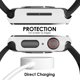 thumbnail image 3 of Pokanic Compatible Con Apple Watch Se 6 5 4 3 2 1 Series Iwatch 9H Funda De Vidrio Templado Protector De Pantalla De Cuerpo Completo Cubierta Carga Inalámbrica Peso Ligero Resistente A Los Arañazos (B, 3 of 5