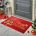 thumbnail image 6 of Christmas Doormat, Absorbent Floor Mat, Christmas Holiday Decoration, Non-Slip Indoor Outdoor Rug for Entryway Porch Patio Kitchen Doorway 40x60cm, 6 of 7