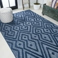 thumbnail image 4 of JONATHAN Y IBIZA 5 x 8 Area Rug, Balansat Moroccan Diamond - Navy, IBZ100B-5, 4 of 9