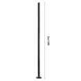 thumbnail image 2 of Miumaeov 10ft Street Light Pole Street Lamp Post Outdoor Street Courtyard Parking Lot Lighting Post W/Ground Cage, 2 of 13