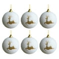 thumbnail image 3 of Christmas Tree Ball Ornaments Set | 6 Foam Baubles | Shatterproof Holiday Decorations for Home Party | Festive Hanging Decor for Tree, Table, Banister, Centerpiece, 3 of 9