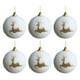 thumbnail image 3 of Uuiauoio 6 Pcs Christmas Ball Ornaments with Elk Snowflake Pattern Christmas Foam Plush Ball Ornaments Hanging Decorations for Trees Fireplace Holiday Party Decor, 3 of 9
