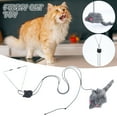 YUEHAO Pet Supplies Automatic Cat Toy With Adjustable Elastic Rope Door