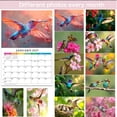 thumbnail image 4 of Hummingbird Calendar 2027, 13 Month Wall Calendar from Jan. 2027 - Jan. 2028, Cute Hummingbird Picture Planner for Friends, Family, 11.3"x16.5" Opened, 4 of 7