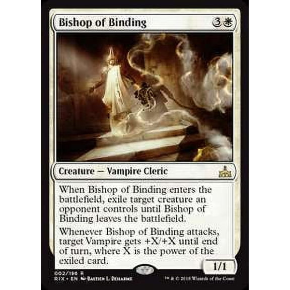 MtG Rivals of Ixalan Rare Bishop of Binding #2