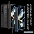thumbnail image 4 of For Samsung Galaxy Z Fold4 5G Cover With Pen Slot Shockproof Luxury Magnetic full screen protective film Wrist strap Case Cover, 4 of 5