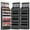 Black-2 Pack, variant on [Swing-Proof Storage Solution] 2pcs Over-the-Door Organizer - Large Capacity, Swing-Proof, Foldable, 5 Shelves & Clear Window Storage Solution