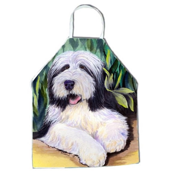 Bearded Collie Apron - 27 H x 31 W in.
