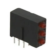 Pack of 5 WP4060XH/3SRD LED Circuit Board Indicator 1.8mm 600nm Red Tinted Diffused R/A Through Hole