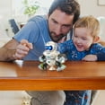 thumbnail image 4 of Jouet Robot Dansant Programmable Bleu avec Lumières Musique Rotation 360 Degrés Jouet Éducatif Interactif Intelligent pour Enfants Garçons Gadget Électronique, 4 of 8