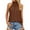 Brown, variant on Basic Tank Tops for Women Womens Plus Size Tops Stylish Women's T-Shirts - Sleeveless Silk Strap Blouse with Lace Up Design for Everyday and Comfort
