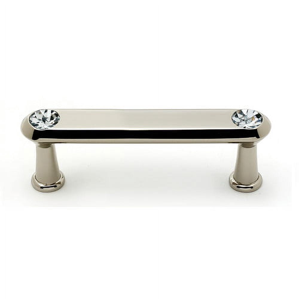 Contemporary 3" Center Bar Pull, Polished Brass