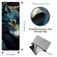 thumbnail image 4 of Wolf Gym Towel with Storage Bag - 72.8"x26.8" - Suitable for Yoga, Pilates, Fitness, etc., 4 of 6