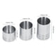 thumbnail image 4 of Jigger De Cóctel, Taza Medidora De Bebidas, Acero Inoxidable Durable 3 Piezas Bartender Nightclub Para Bar Home Fugacal Ocean Broad Surfboard Fins, 4 of 8