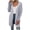 Gray, variant on Lilgiuy Women Casual Pockets Long Sleeve Casual Solid Coat Cardigan Blouse(Gray,6) Fall Fashion for 2022 Spring Winter